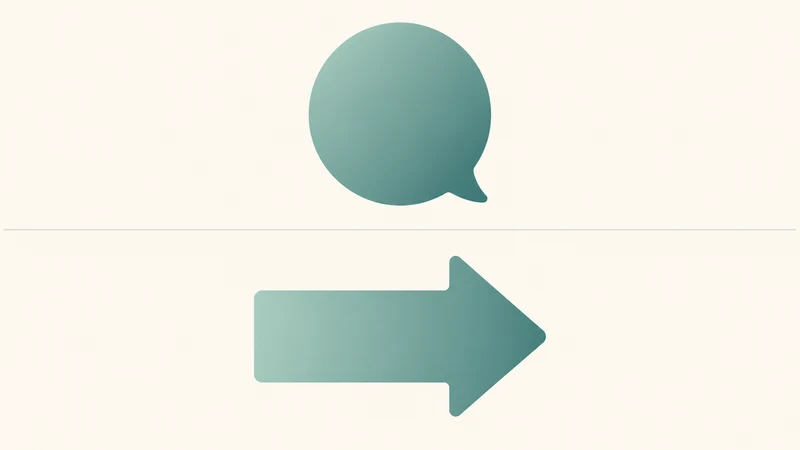 打ち明ける段階と、試す段階を分けて考えることを示す抽象図